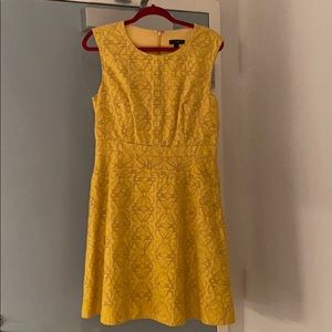 BEAUTIFUL J CREW MUSTARD YELLOW DRESS